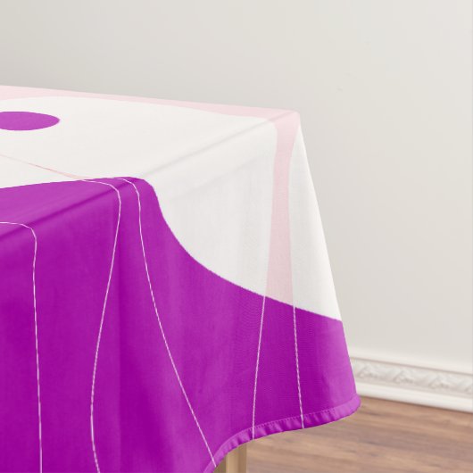 Vogelnest - roze limonade wit tafelkleed (Voorbeeld)