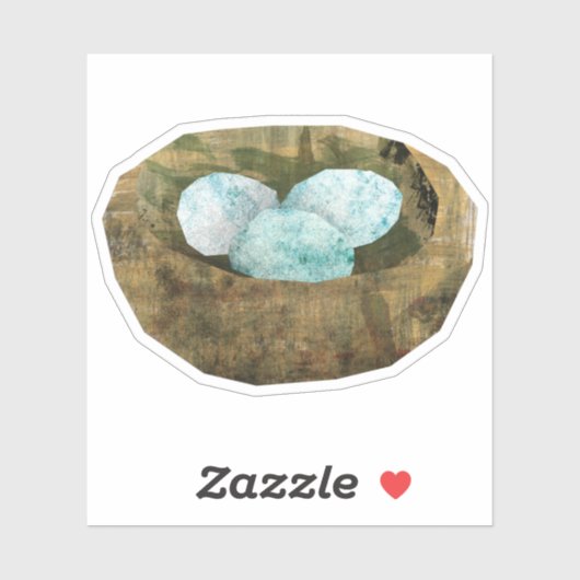 Vogelnest Sticker (Vel)