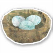Vogelnest Sticker (Voorkant)