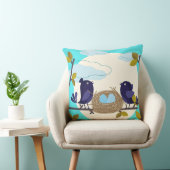 Vogelnest Worpkussen Kussen (Stoel)