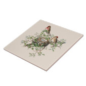 Vogelnestachtergrond Tegeltje (Zijkant)