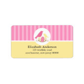 VogelnestAdresetiketten Etiket (Voorkant)