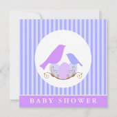 VogelnestBaby shower Kaart (Voorkant)