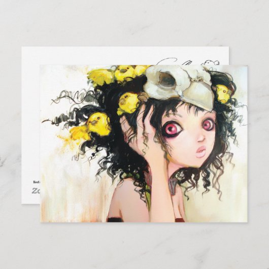 VogelnestBriefkaart Briefkaart (Voorkant / Achterkant)