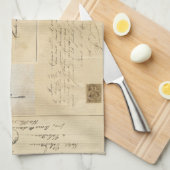  vogelnesten Frans Briefkaart handdoek (Quarter Fold)