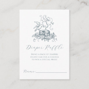 Vogelnestluier Baby shower Invoegen Kaart