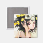 Vogelnestmagneet Magneet (Voorkant / Achterkant)