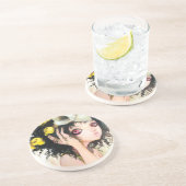 VogelnestOnderzetter Zandsteen Onderzetter (Zijkant)