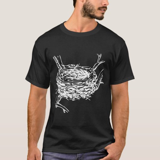 Vogelnestornithologie T-shirt (Voorkant)