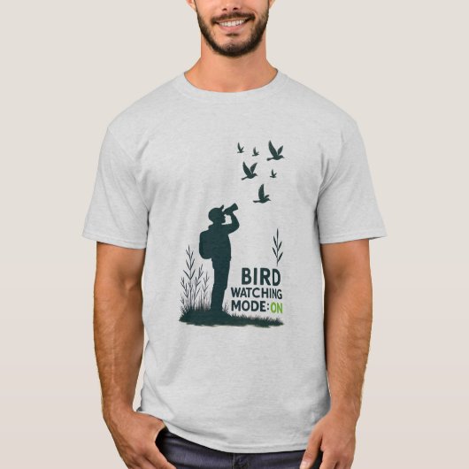 Vogelobservatiemodus: Aan T-shirt (Voorkant)