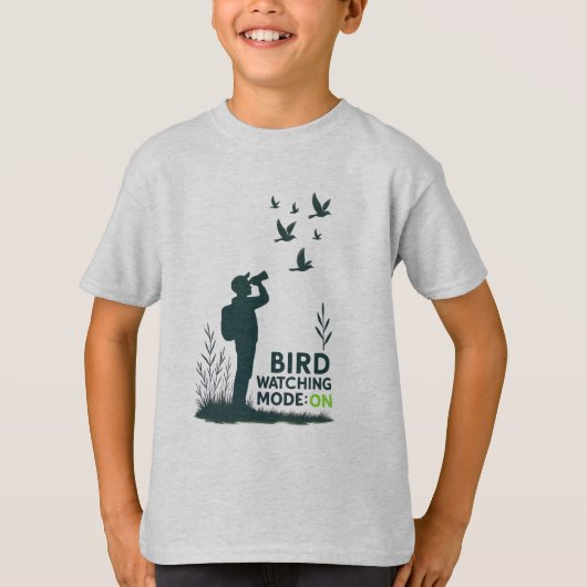 Vogelobservatiemodus: Aan T-shirt (Voorkant)