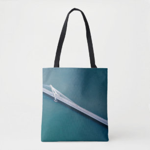 VOGELOIG UITZICHT VAN BRIDGE TOTE BAG