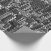 VOGELOIG UITZICHT VAN DE LANDMARK-STRUCTUUR CADEAUPAPIER (Hoek)