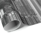 VOGELOIG UITZICHT VAN DE LANDMARK-STRUCTUUR CADEAUPAPIER (Rol Hoek)