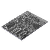 VOGELOIG UITZICHT VAN DE LANDMARK-STRUCTUUR NOTITIEBOEK (Linkerzijde)