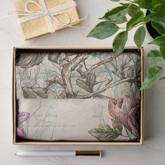  VOGELONTKOPPELING TISSUEPAPIER (Geschenk)