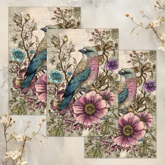 VOGELONTKOPPELING TISSUEPAPIER