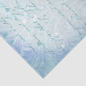 vogelontkoppelingspagina blauw tissuepapier (Detail)