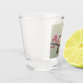 vogelontwerp shot glas (Links)