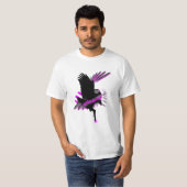 Vogelontwerp T-shirt (Voorkant volledig)