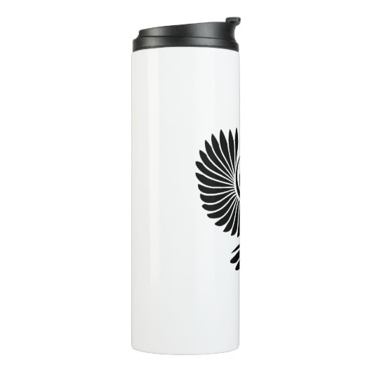 vogelontwerp thermosbeker (Gedraaid links)