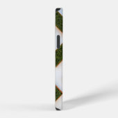 Vogeloog uitzicht van de mazentuin iPhone hoesje (Rechterkant)