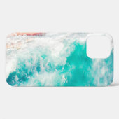 Vogeloog uitzicht van de oceaangolven Case-Mate iPhone case (Achterkant (horizontaal))