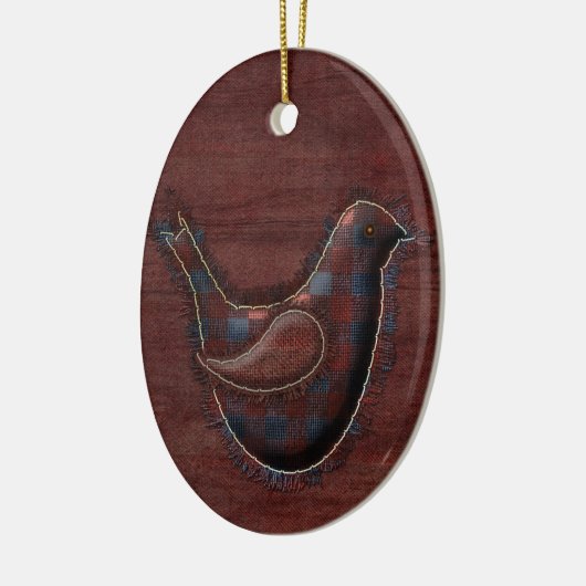 vogelornament keramisch ornament (Links)