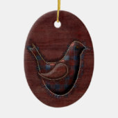 vogelornament keramisch ornament (Voorkant)