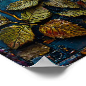 Vogelornament Poster (Hoek)