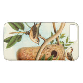Vogelpaar op een nestveld op een tak Case-Mate iPhone case (Achterkant (Horizontaal))