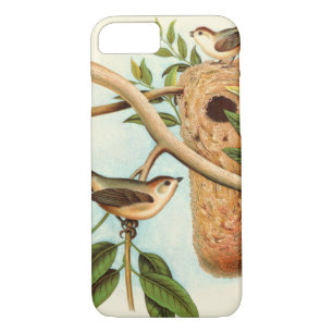Vogelpaar op een nestveld op een tak Case-Mate iPhone case