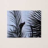 Vogelpalm Silhouet Legpuzzel (Horizontaal)