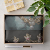 Vogelpapegaai Queen Crown Decoupage Tissuepapier (Geschenk)