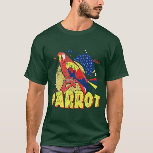 Vogelpapegaaijongen T-shirt (Voorkant)
