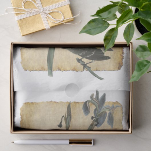 Vogelpapier 32 - Ontmantelingspagina Tissuepapier (Geschenk)