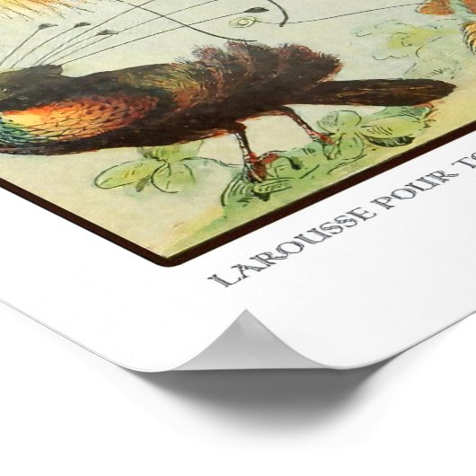  vogelpapier print Frans Poster