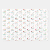 Vogelparelveltjes met joyful Garden Wrapping Inpakpapier Vel (Voorkant 2)