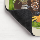 Vogelpartij met eekhoornmuisblok muismat (Hoek)