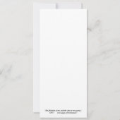 Vogelpartij op #10 flat card kaart (Achterkant)