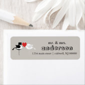 Vogelpartiketten Etiket (Insitu)