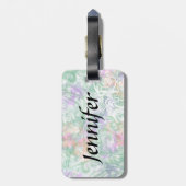  vogelpatroon bagagelabel (Achterkant verticaal)