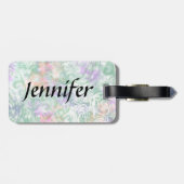  vogelpatroon bagagelabel (Achterkant horizontaal)