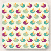 Vogelpatroon Bier Onderzetter (Voorkant)