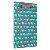 Vogelpatroon Blauw Klembord (Rechts)