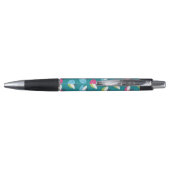 Vogelpatroon Blauw Pen (Achterkant)