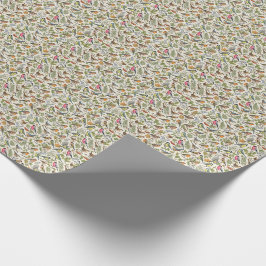 Vogelpatroon Cadeaupapier