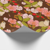 Vogelpatroon Cadeaupapier (Hoek)