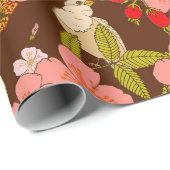 Vogelpatroon Cadeaupapier (Rol Hoek)