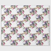 Vogelpatroon Cadeaupapier (Vlak)